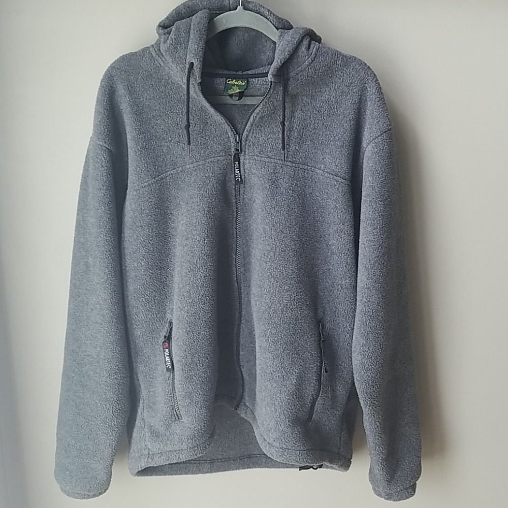 Cabela's heavyweight Polartec hooded jacket